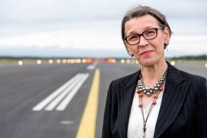 Liisa Sallinen, Finavia. Oulun lentoasema, 22.8.2017