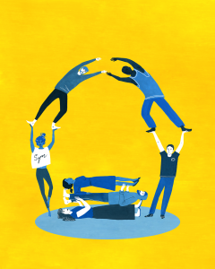 Lataamo -kulttuurikirjan kuvitus