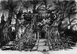 Rauniotemppeli – tussit, akryylimuste