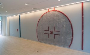 Aloitusympyröitä-ryijy (design: Denise Ziegler)