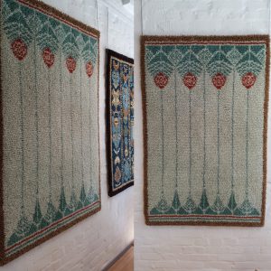 Käpy-ryijy (design: Emma Saltzman)