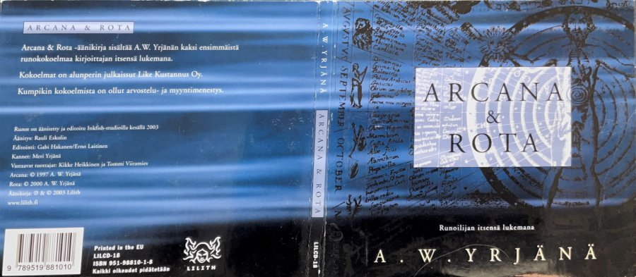 Arcana ja Rota levyn kansi
