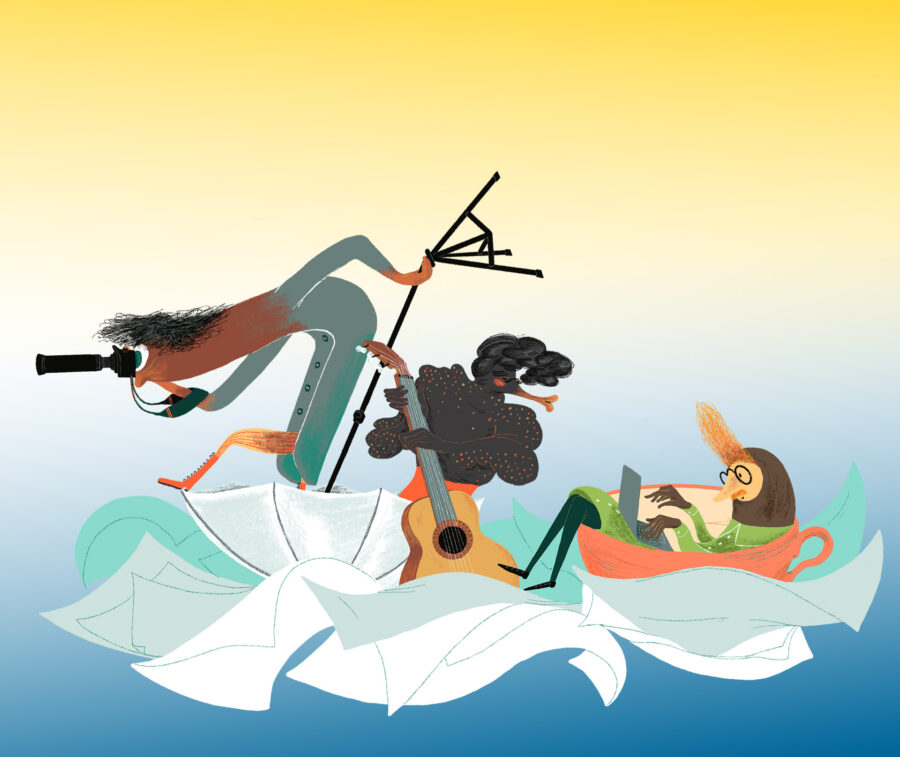 Lilith-hahmot seilaavat merellä