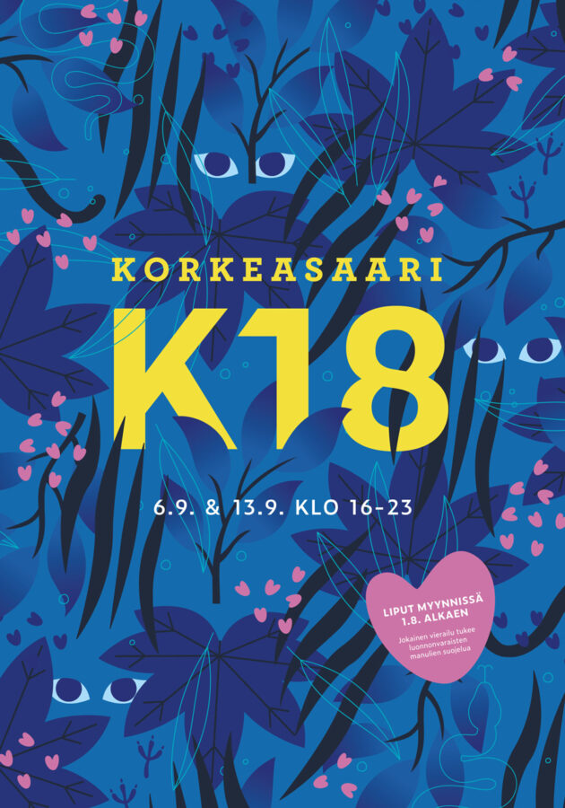 Terhi Saalastin tekemä ilme Korkeasaari K18 -tapahtumaan