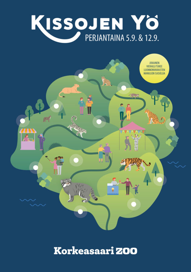 Terhi Saalastin tekemä ilme Kissojen yö 2025 -tapahtumaan