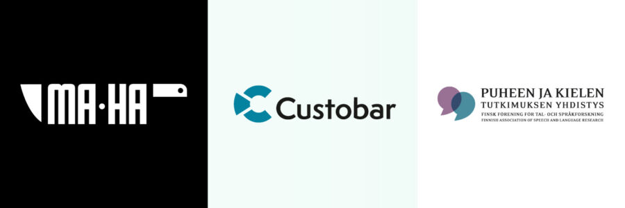 Terhi Saalastin suunnittelemia logoja eri asiakkaille